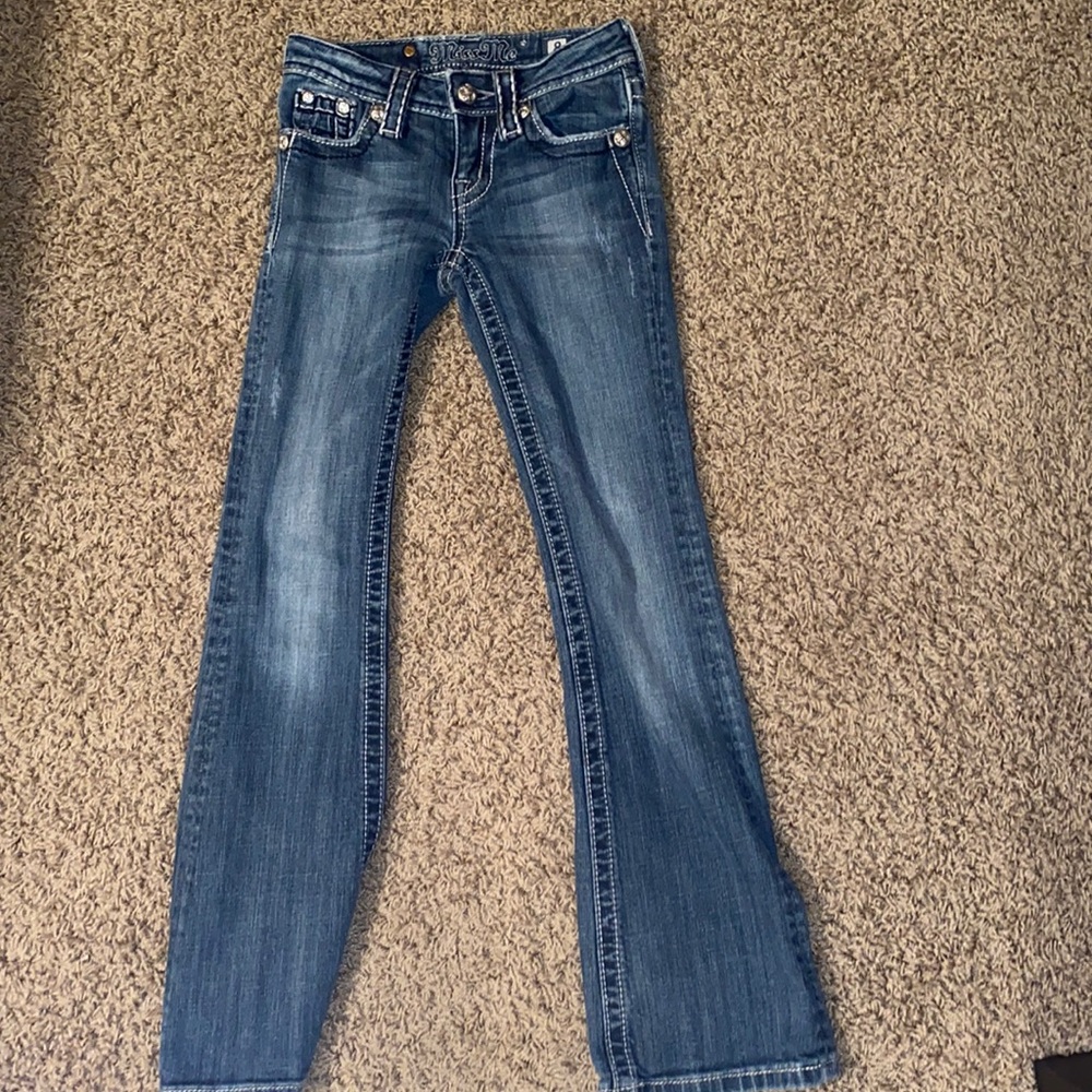 Navy blue jeans